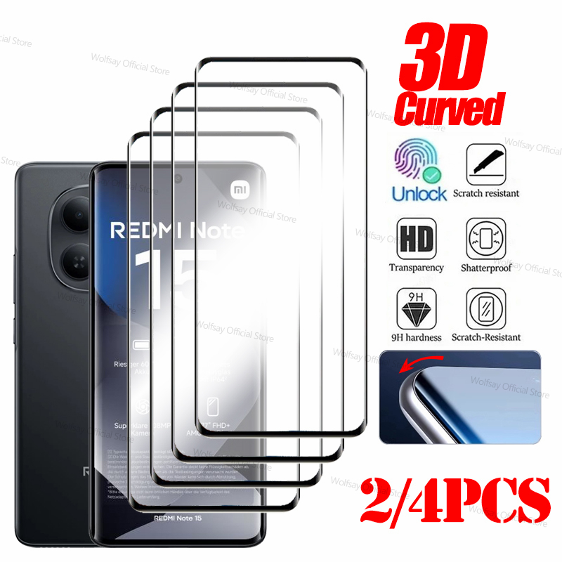 Curved Edge Screen - 2/4 PCS 3D Curved Edge Glass