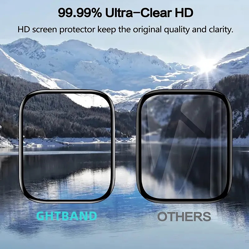 Soft Glass For Apple Watch Scr - Tempered Glass Screen 9H 评论和价格