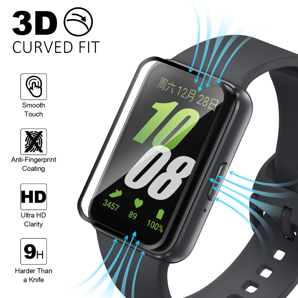 3Pcs Curved Screen Protective  - Hydrogel Screen Protector 评论和价格