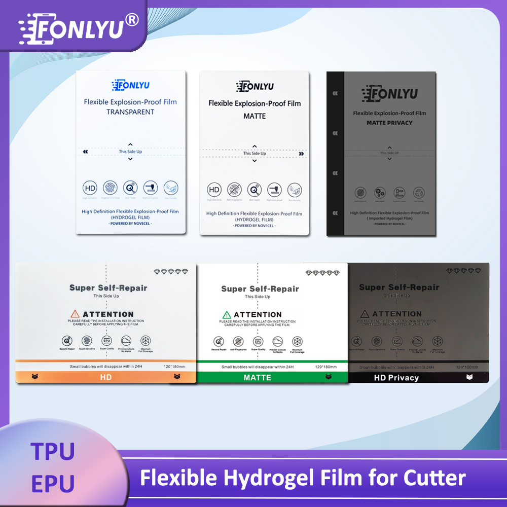FONLYU 50pc Universal HD Matte - Screen Protector Cutter 评论和价格