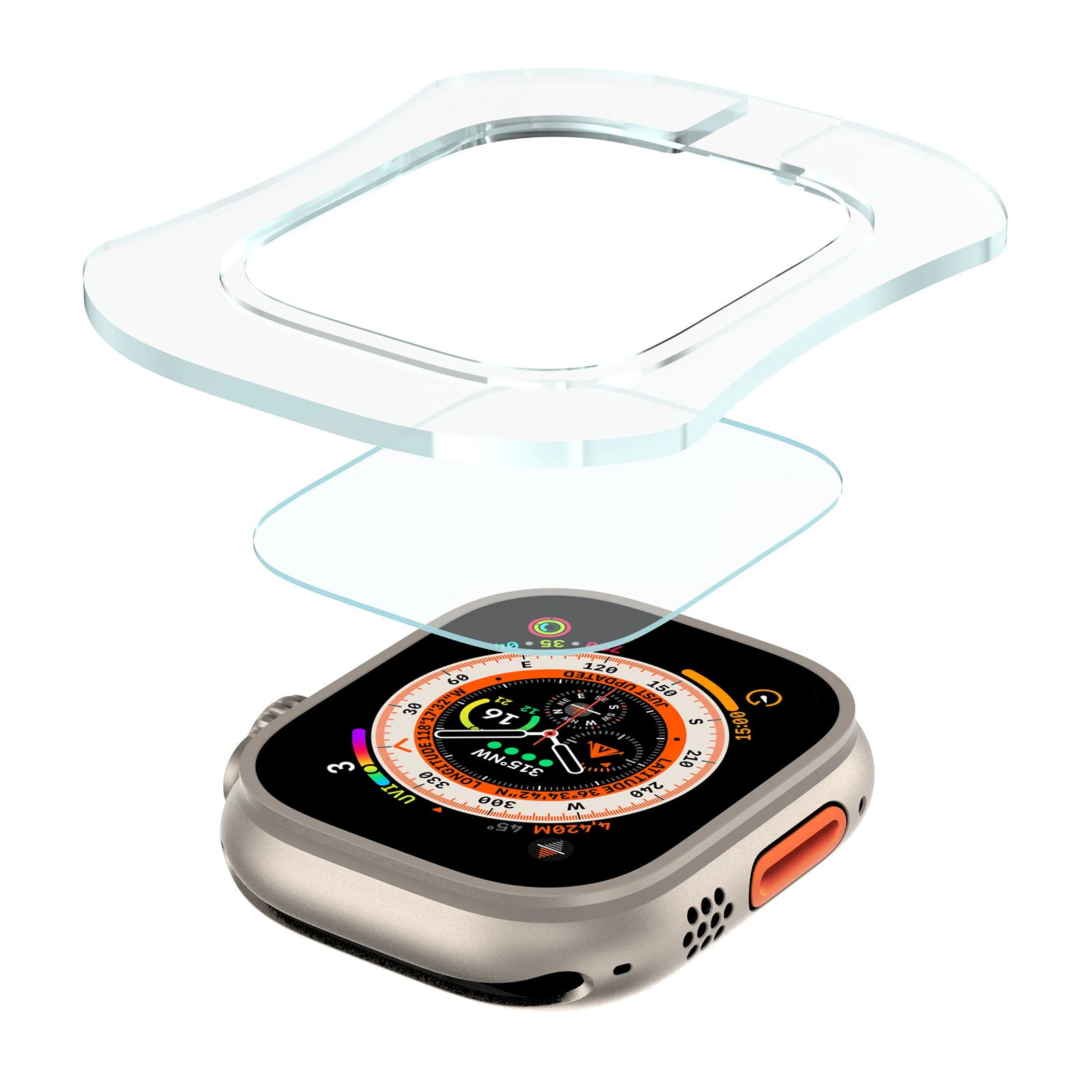 Tempered Glass for Apple Watch - Screen Alignment Tool 评论和价格